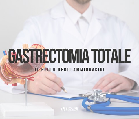 Schema alimentazione post-gastrectomia totale con esempio dieta e consigli nutrizionali