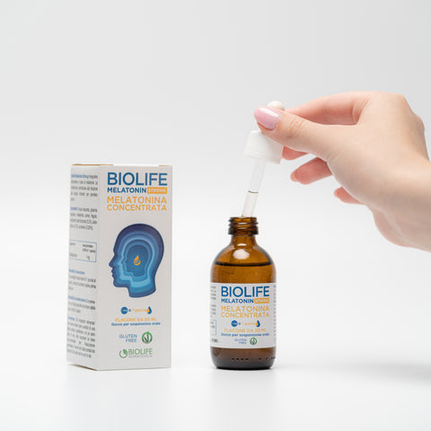 Biolife Melatonin Strong – Gocce Orali ad Alta Concentrazione di Melatonina - 50 ml
