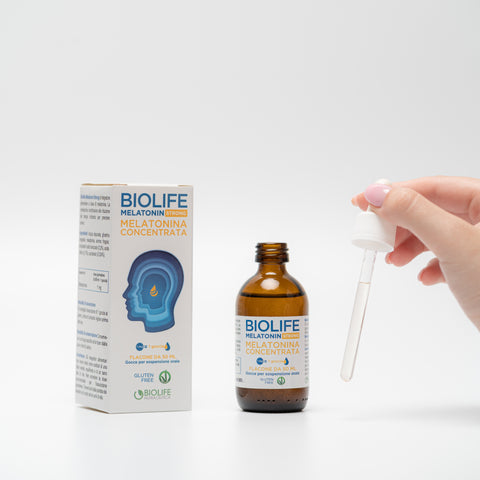 Biolife Melatonin Strong – Gocce Orali ad Alta Concentrazione di Melatonina - 50 ml
