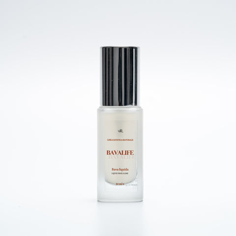 Bavalife Bava Liquida | Bava di Lumaca Pura al 95% | Azione Idratante e Lenitiva | Contro Rughe, Smagliature e Cicatrici | 30 ml