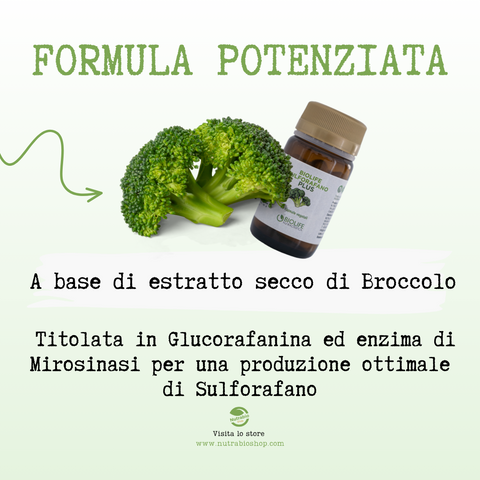 Biolife Sulforafano Plus | 30 capsule da 400mg | Prodotto consigliato per il Sistema immunitario | Prodotto VEGANOK