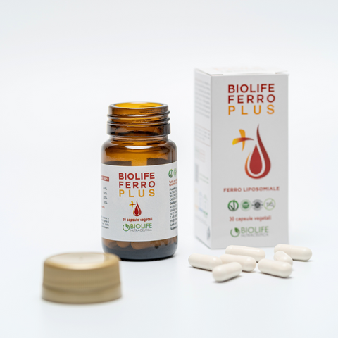 Biolife Ferro Plus | Ferro Liposomiale | 30 capsule