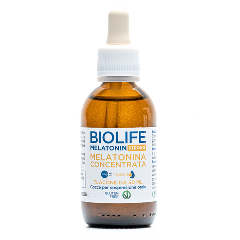 Biolife Melatonin Strong – Gocce Orali ad Alta Concentrazione di Melatonina - 50 ml