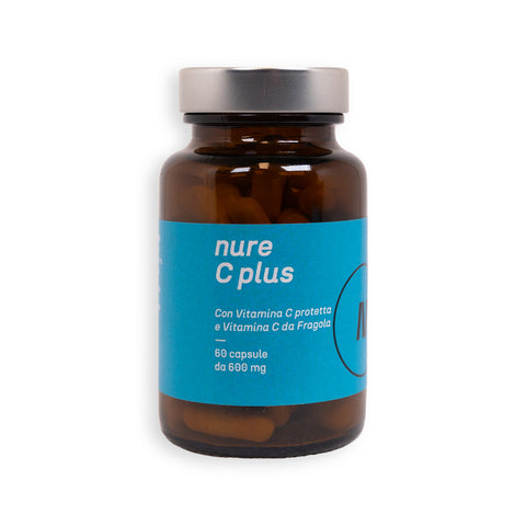 NURE C Plus 60 cps 600 mg - Vitamina C Protetta per Difese Immunitarie e Antiossidante