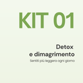 Kit 01 Detox e Dimagrimento Nutraceutica Biolife con NURE Draining e NURE Slim per drenaggio e controllo peso.