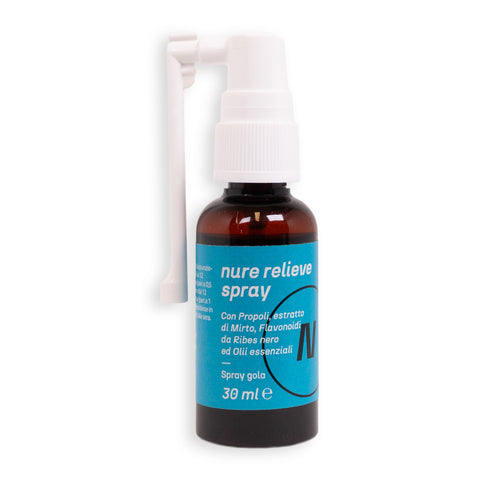 Nure Relieve - Spray Orale per il Benessere della Gola | Soluzione 30 ml