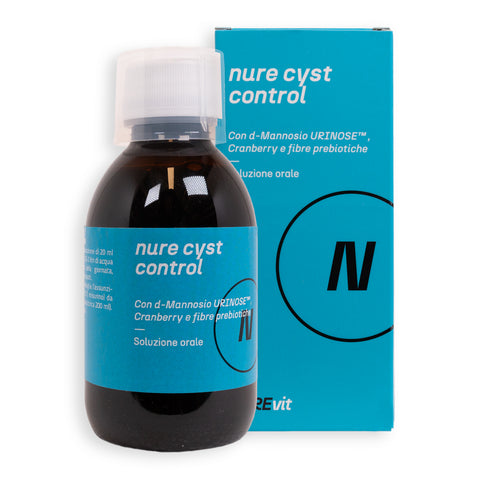 NURE Cyst Control Soluzione Orale 200 ml | Supporto per la Funzionalità delle Vie Urinarie