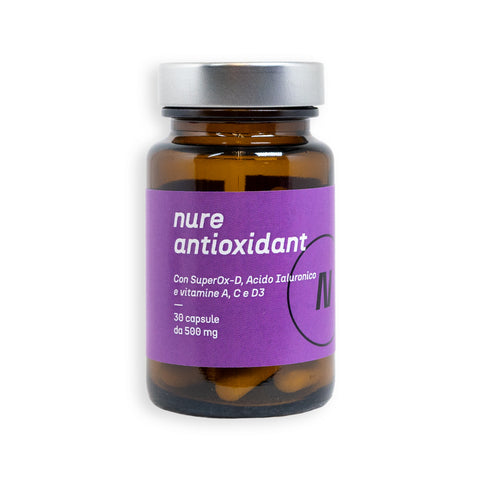 NURE Antioxidant 30 cps da 500 mg | Protezione Antiossidante per la Pelle