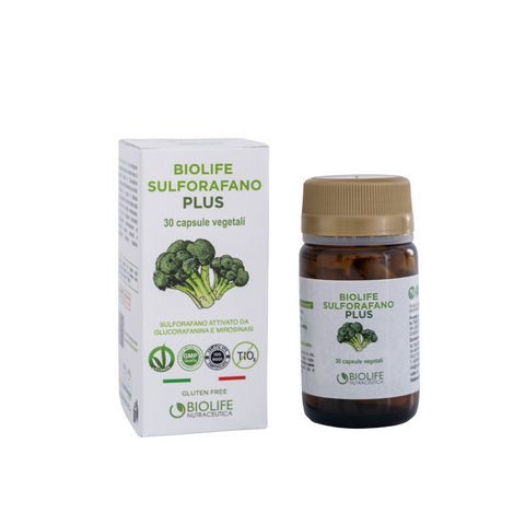 Biolife Sulforafano Plus | 30 capsule da 400mg | Prodotto consigliato per il Sistema immunitario | Prodotto VEGANOK