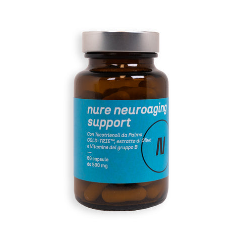 NURE Neuroaging Support - Capsule per il Benessere Cognitivo | 60 Capsule da 600 mg